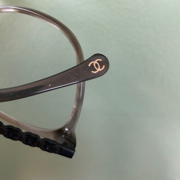 Chanel Pantos Prescription Eyeglasses Made In Italy 3408-Q with Case - Picture 7 of 11